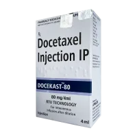 Фото Доцетаксел Docekast (р-р для инъекций) 20мг/мл 4мл 80мг