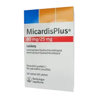 Фото Микардис плюс таблетки 80 мг+ 25 мг №28