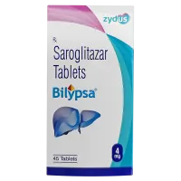 Фото Сароглитазар Bilypsa :: Lipaglyn, Липаглин аналог :: таблетки 4мг №45