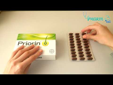 Видео о препарате Приорин Priorin Bayer капсулы 120 штук